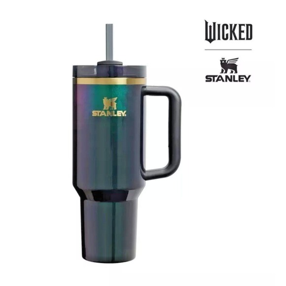 RARE Stanley Wicked x Target Elphaba For Good 40oz Flowstate Quencher Tumbler - Picture 3 of 4